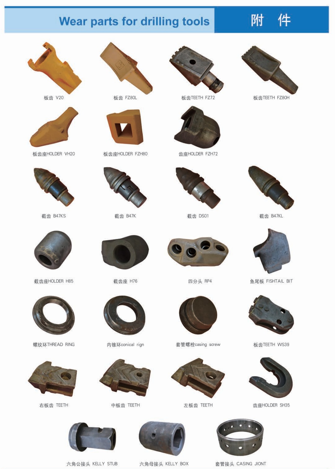 Wear parts for drilling tools.png